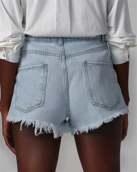 Riachuelo Short Jeans Feminino Hot Pant Denim Claro