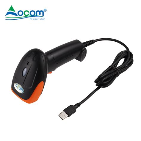 Ocom Handheld Wired 1d 2D Qr Bar Code Reader Barcode Scanner For