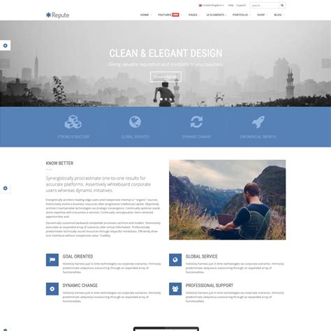 Repute – Free Responsive Multipurpose Template - Theme I Need