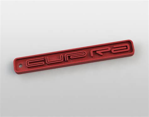 Archivo STL Llavero Seat Cupra Modelo Imprimible En 3D Para Descargar