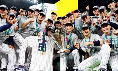 일본 2023년 Wbsckonami 남자 야구 세계랭킹 1위로 마무리 World Baseball Softball