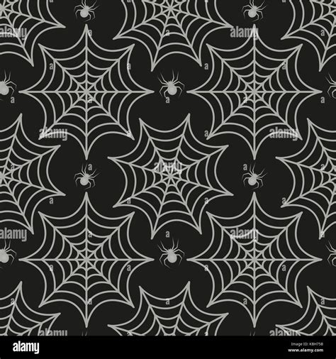 Cobweb Seamless Pattern Spider Repetitive Texture Halloween Endless