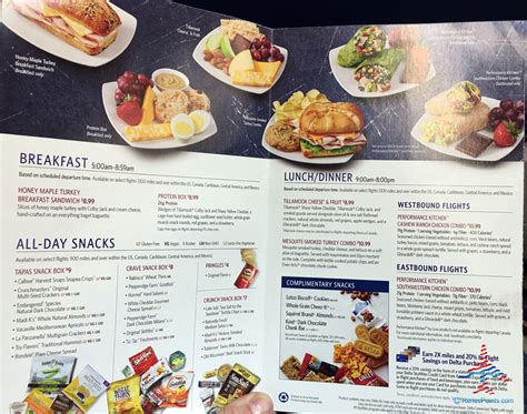 Delta Flight Fuel Premium Snack Menu Eye Of The Flyer