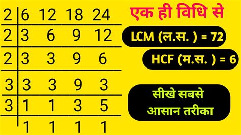 Lcm And Hcf For Class To Lcm Hcf Lcm Aur Hcf