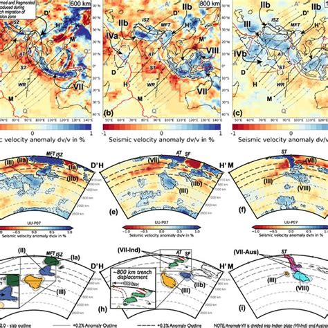 Tectonic Map Of The Indian Ocean Showing Outlines Of Anomalies Ii Iii