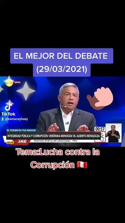 Ganador Del Debate Presidencial 29032021 PerÚ Youtube