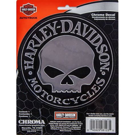 Chroma Graphics Harley Davidson Skull Decal