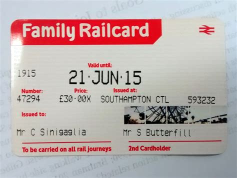 "Family Railcard" same as "Family and Friends Railcard"