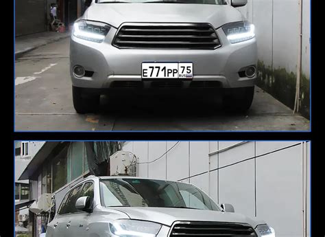 AKD Автомобиль Стайлинг для фары Toyota Highlander 2007-2011 ...