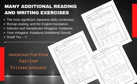 Amazon Learning Japanese Workbook For Beginners Hiragana Katakana