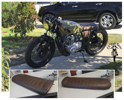 Custom Cafe Racer Seat Bratstyle CB550 CB750 CB350 Yamaha Honda ...