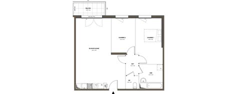 Plan appartement T3 de 69 47 m² neuf à Montigny lès Cormeilles