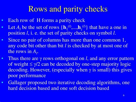 Ppt Low Density Parity Check Codes Powerpoint Presentation Free