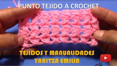 Punto Tejido A Crochet F Cil Y R Pido Para Prendas Tejidas Youtube