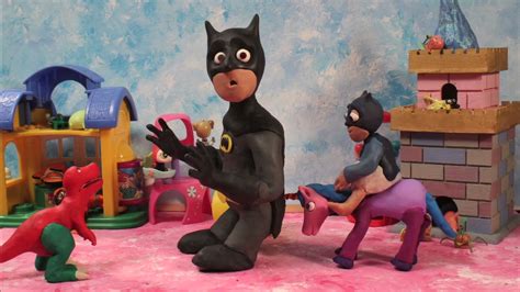 Play Doh Cartoons For Kids Spider Baby Daycare Toddler Batman Joker