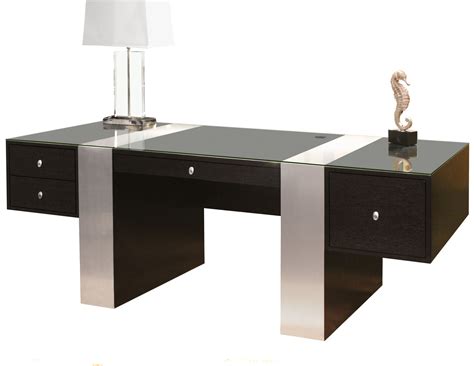 Sharelle Furnishings Nero Desk Allmodern Office Furniture Modern