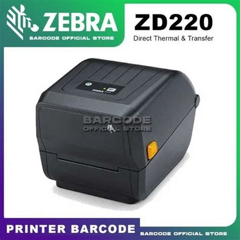 ZEBRA BRCODE PRINTER ZD220 Max Print Width 4 Inches Resolution 203