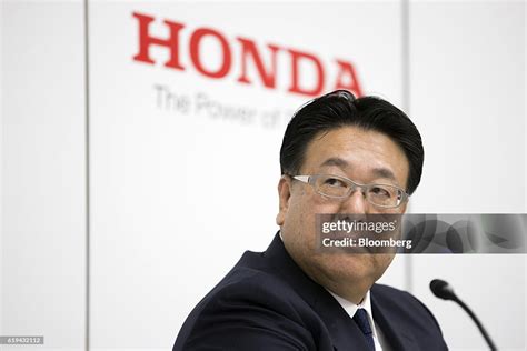 Seiji Kuraishi Executive Vice President Of Honda Motor Co Looks On