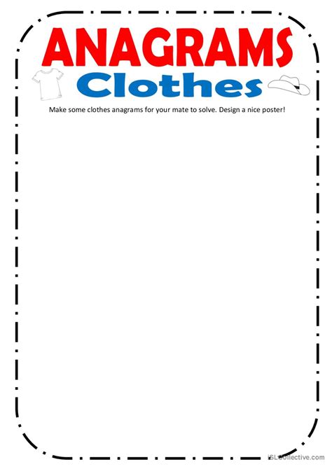 Anagrams Clothes 2 Pgs General Gra English Esl Worksheets Pdf And Doc