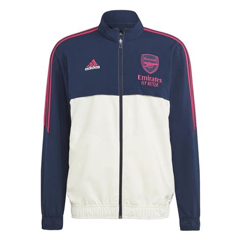 Veste Surv Tement Arsenal Woven Noir Bleu Sur Foot Fr