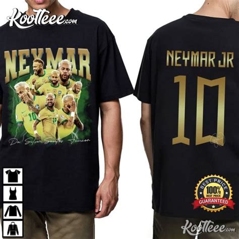 Neymar Jr Vintage Bootleg Brazil World Cup 2022 T-shirt