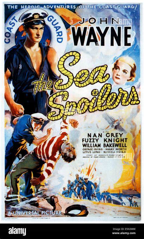 The Sea Spoilers Top Left John Wayne Top Right Nan Grey 1936 Stock