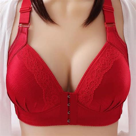 Jual Bh Wanita Bra Wanita Jumbo Kait Depan Tanpa Kawat Size Cup C