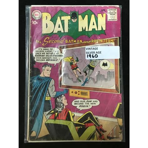 Dc Comics No131 Batman Vintage Silver Age