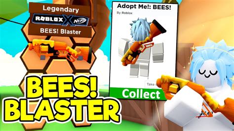 How To Get The New Bees Blaster Cannon In Adopt Me Roblox 🔫 Youtube