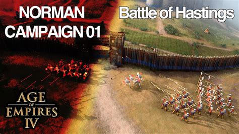 AGE OF EMPIRES 4 Campaign Norman Campaign 01 Battle Of Hastings 1066