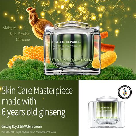 [Nature Republic] Ginseng Royal Silk Watery Cream 60G | Shop and Shop ...