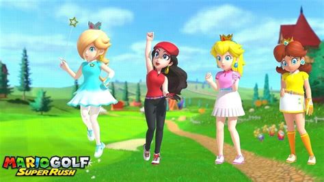 Mario Golf Super Rush Speed Golf Rosalina Vs Pauline Vs Daisy Vs