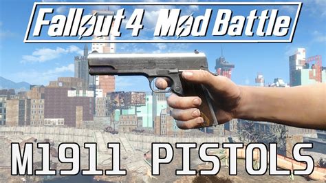 11 M1911 Pistol Mods for Fallout 4 - Mod Battle - YouTube