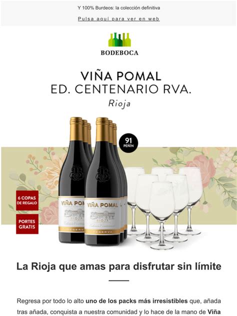 Bodeboca Es Superpack Via Pomal Tu Rioja Reserva De Cabecera Con