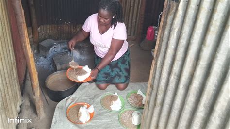 Typical African Village Life Cooking Most Mouthwatering Food For Lunch