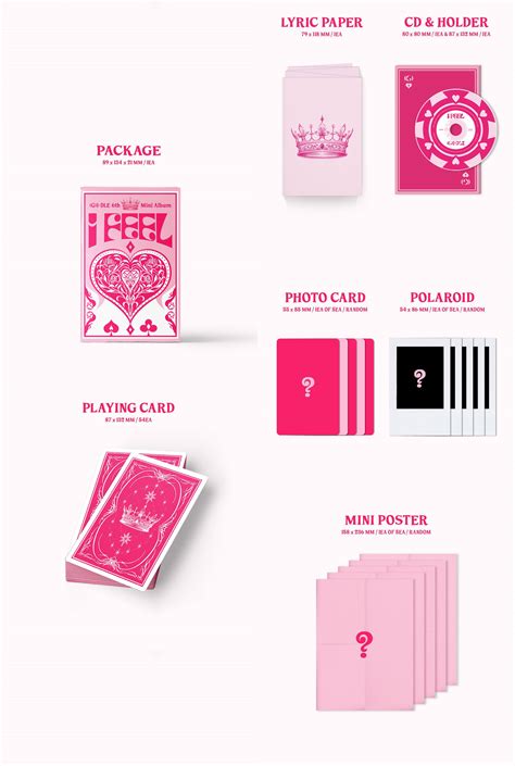 G I Dle The Th Mini Album I Feel Album Packaging Preview