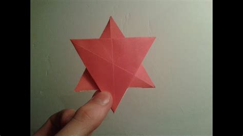 Origami Six Point Star Youtube