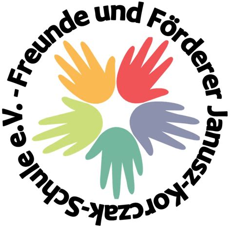 Logo F Rderverein Mit Schrift Janusz Korczak Schule Hagen