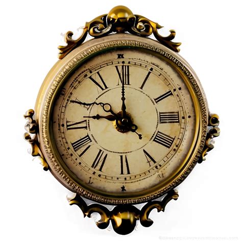 Download Elegant Mantel Clock Png 73