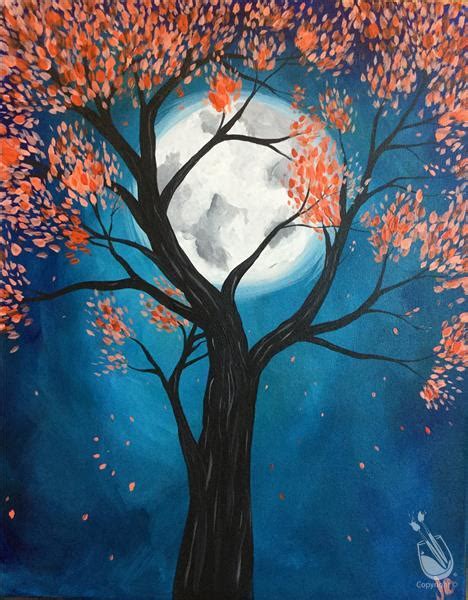 Moon And Tree Painting At Explore Collection Of