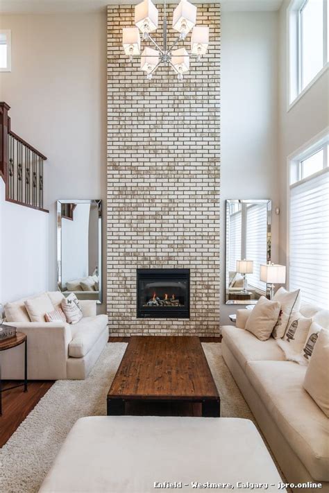 No Mantle No Hearth Brick Up High Looks Boring Brick Fireplace