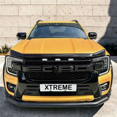 T New Shape Ford Ranger Wildtrak Raptor Style Grille Gloss Black