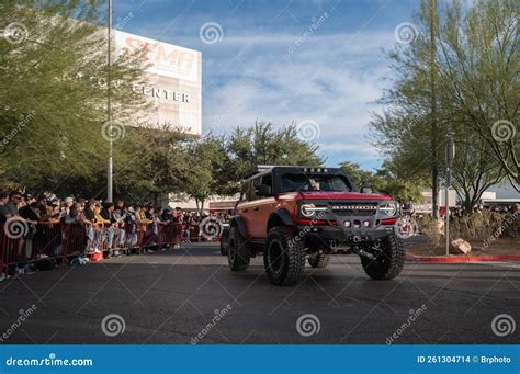 Ford Bronco During Sema Show Cruise Editorial Stock Image Image Of