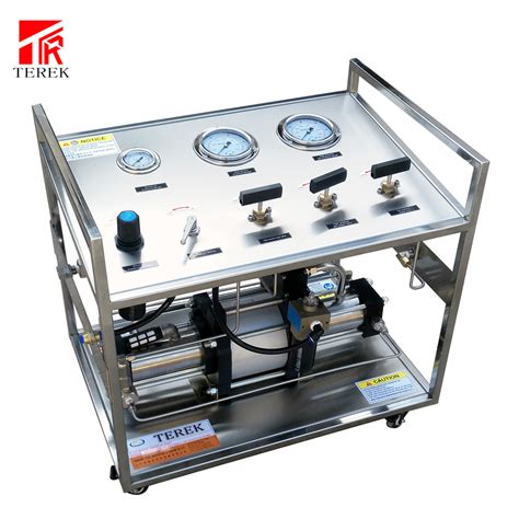 Terek Brand Pneumatic Nitrogen Co Gas Booster Pump System Price