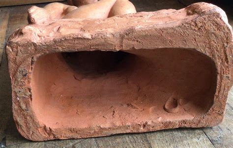 Proantic Sculpture Naked Woman Terracotta 20th