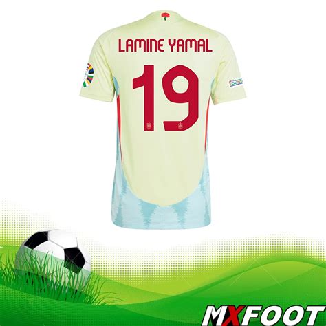 Copie Nouveau Maillot De Foot Espagne Lamine Yamal Uefa Euro