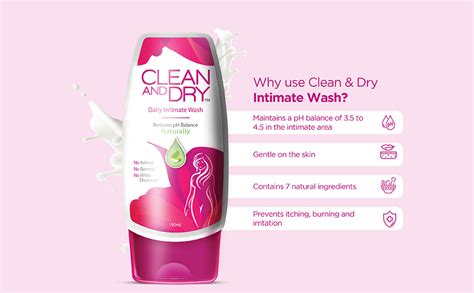 Clean And Dry Daily Intimate Wash Hygiene Wash For Women Vaginal Wash