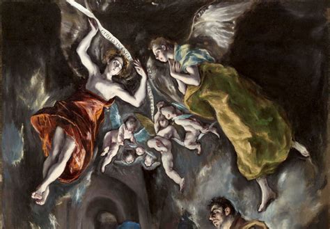 El Greco La Adoración De Los Pastores Detalle 1612 1614 Museo Del