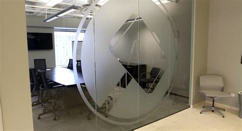 Frosted Glass Vinyl Graphics Privacy Film Impact Signs