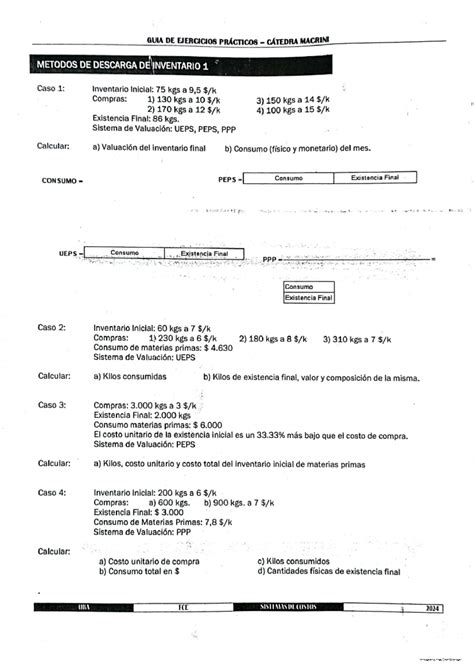 Sistemas De Costos Er Parcial Studocu